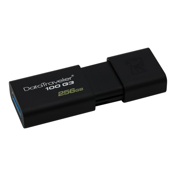 Pendrive Kingston DT100G3 USB 3.0 256 GB Negro - Imagen 4