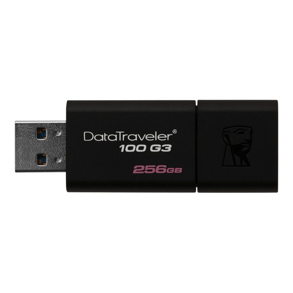 Pendrive Kingston DT100G3 USB 3.0 256 GB Negro - Imagen 2