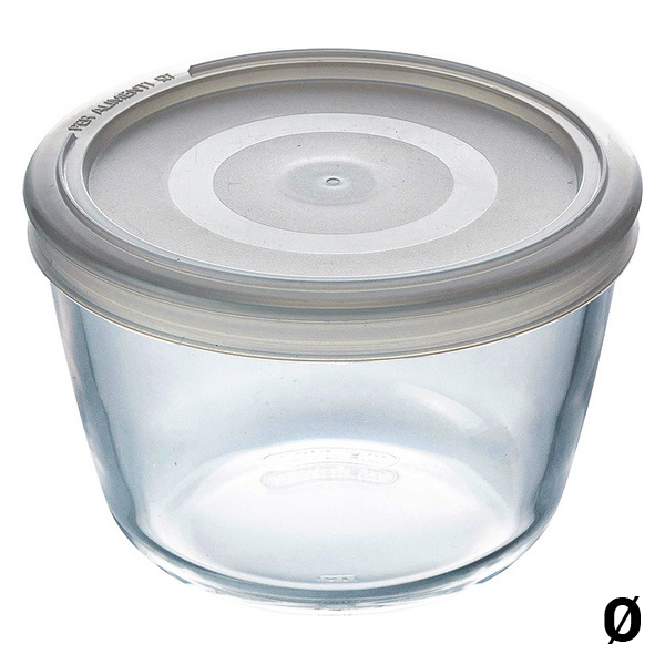 Fiambrera Hermética Pyrex C&F Transparente Vidrio de Borosilicato
