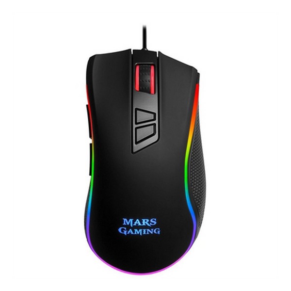 Ratón Gaming con LED Mars Gaming MM218 10000 dpi Negro