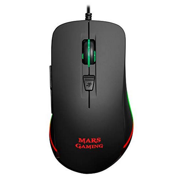 Ratón Óptico Mars Gaming MM118 USB 9800 DPI Negro