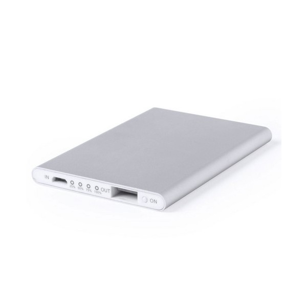 Power Bank Extraplano con Micro USB 2200 mAh LED 145538 - Imagen 3