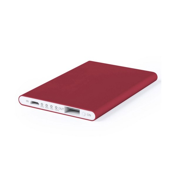 Power Bank Extraplano con Micro USB 2200 mAh LED 145538 - Imagen 2