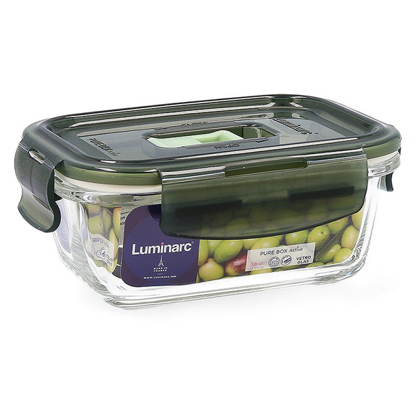 Fiambrera Hermética Luminarc Oliva Pure Box Cristal - Imagen 6