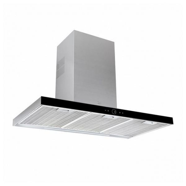 Campana Convencional Teka DLH986T 90 cm 700 m3/h 72 dB 270W Acero inoxidable Negro