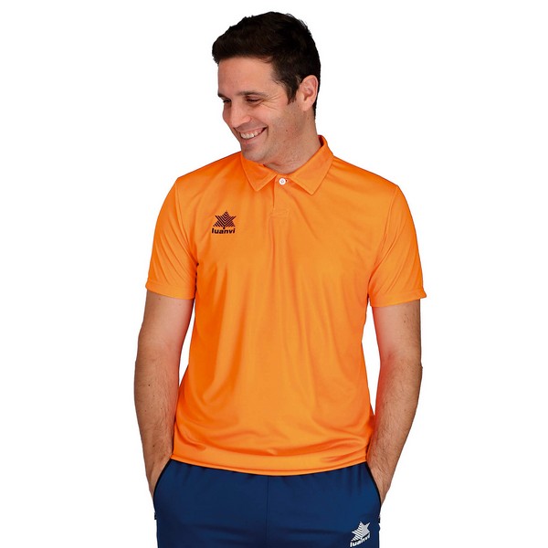 Polo de Manga Corta Luanvi Pol Naranja - Imagen 2
