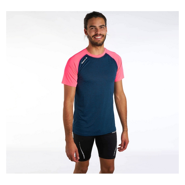 Camiseta de Manga Corta Luanvi Nocaut Select Azul marino (5 uds) - Imagen 6