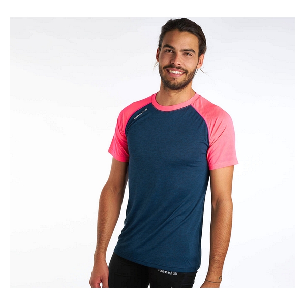 Camiseta de Manga Corta Luanvi Nocaut Select Azul marino (5 uds) - Imagen 5