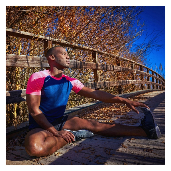 Camiseta de Manga Corta Luanvi Nocaut Select Azul marino (5 uds) - Imagen 3