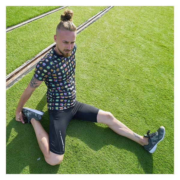 Camiseta de Manga Corta Luanvi Comic Negro - Imagen 2