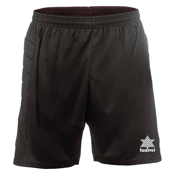 Pantalón de Portero de Fútbol Luanvi Control Negro