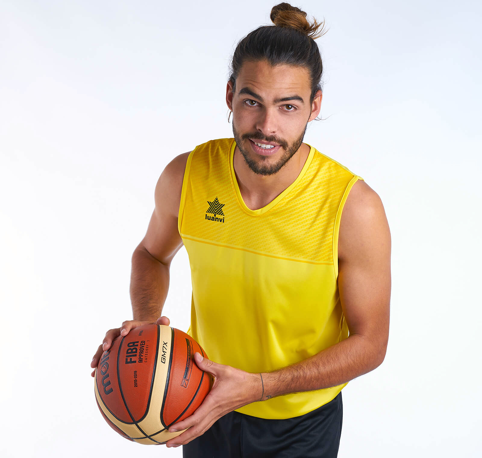 Camiseta de Tirantes Luanvi Apolo Amarillo - Imagen 3