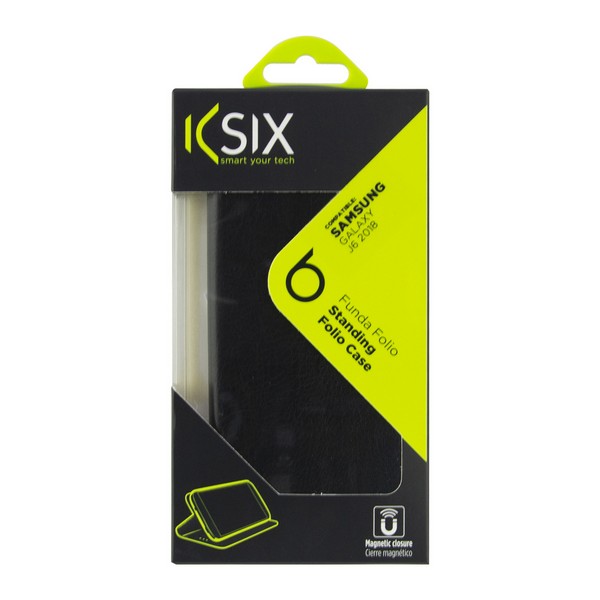 Funda Folio para Móvil Galaxy J6 2018 Negro - Imagen 2