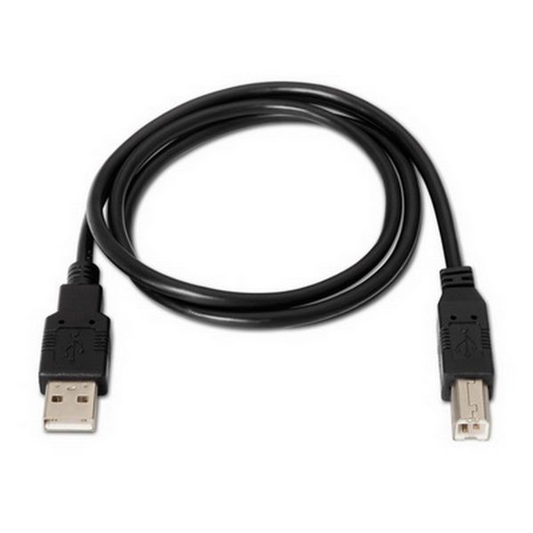Cable USB NANOCABLE AIEACI0014 10.01.0103BK A-B Impresora - Imagen 2
