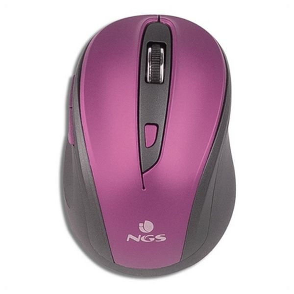 Ratón Inalámbrico NGS EVOMUTEPURPLE Plug and play Morado