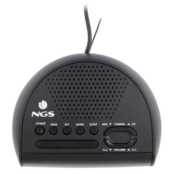Radio Despertador NGS SUNRISE HIT AM/FM LED Negro - Imagen 3