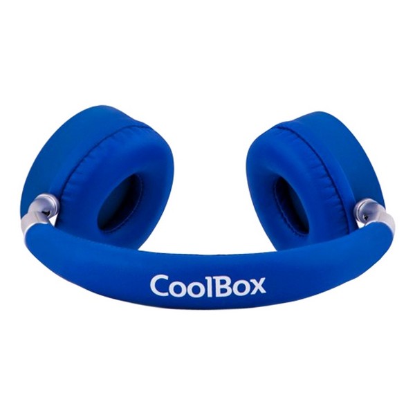 Auriculares de Diadema Plegables con Bluetooth CoolBox COO-AUB-12BL 300 mAh Azul - Imagen 4
