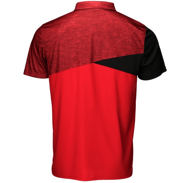 Polo de Manga Corta Luanvi Capri Rojo - Imagen 4