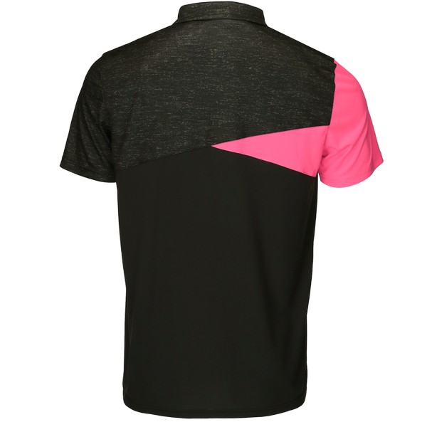 Polo de Manga Corta Luanvi Capri Negro - Imagen 5