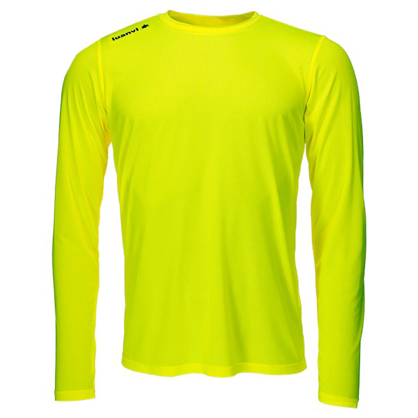Camiseta de Manga Larga Luanvi Nocaut Gama Amarillo (5 uds)