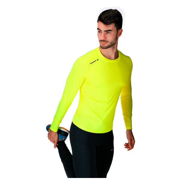 Camiseta de Manga Larga Luanvi Nocaut Gama Amarillo (5 uds) - Imagen 2