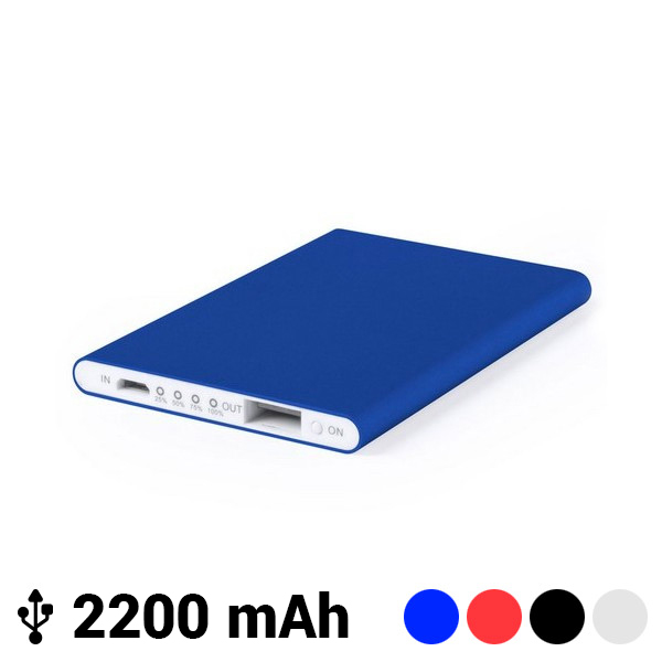 Power Bank Extraplano con Micro USB 2200 mAh LED 145538