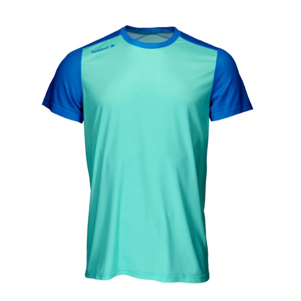 Camiseta de Manga Corta Luanvi Nocaut Win Turquesa (5 uds)