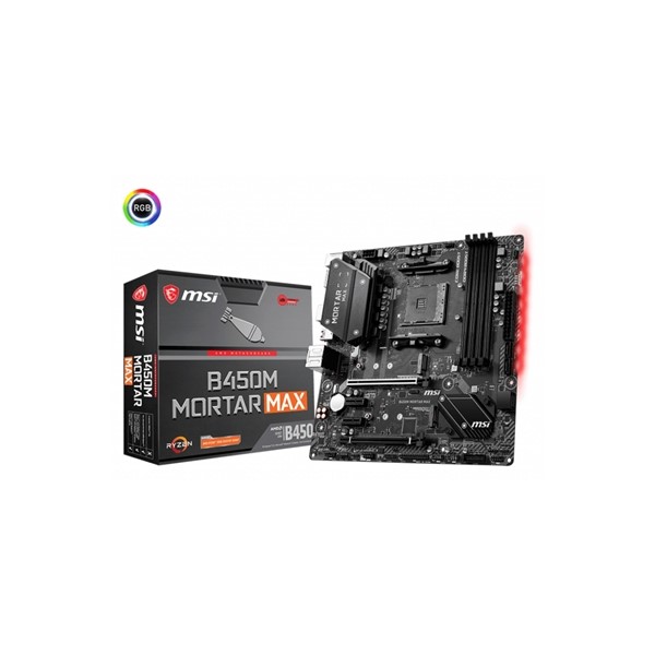 Placa Base MSI B450M MORTAR MAX mATX AM4