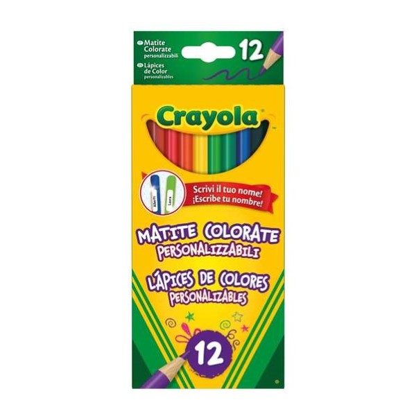 Set de Lápices Crayola Personalizable (12 pcs)
