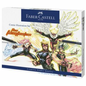 Juego ilustracion comic faber castell 13 piezas | Libreria Ares